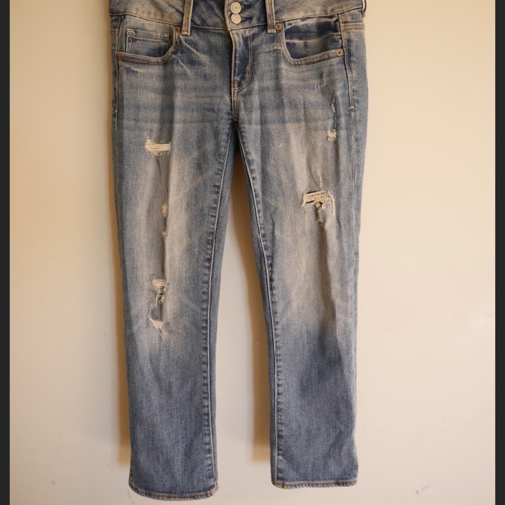 American Eagle denim ripped jeans